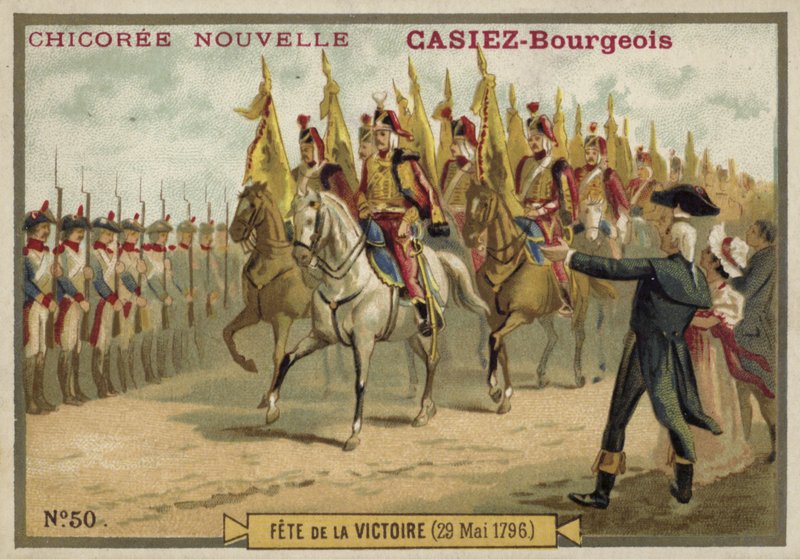 Victory parade, 29 May 1796 by French School