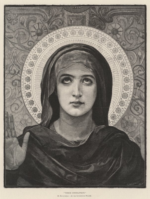 Virgin Consolatrix, at the Luxembourg Palace by French School