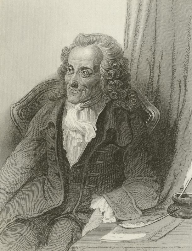 Voltaire, French writer by French School