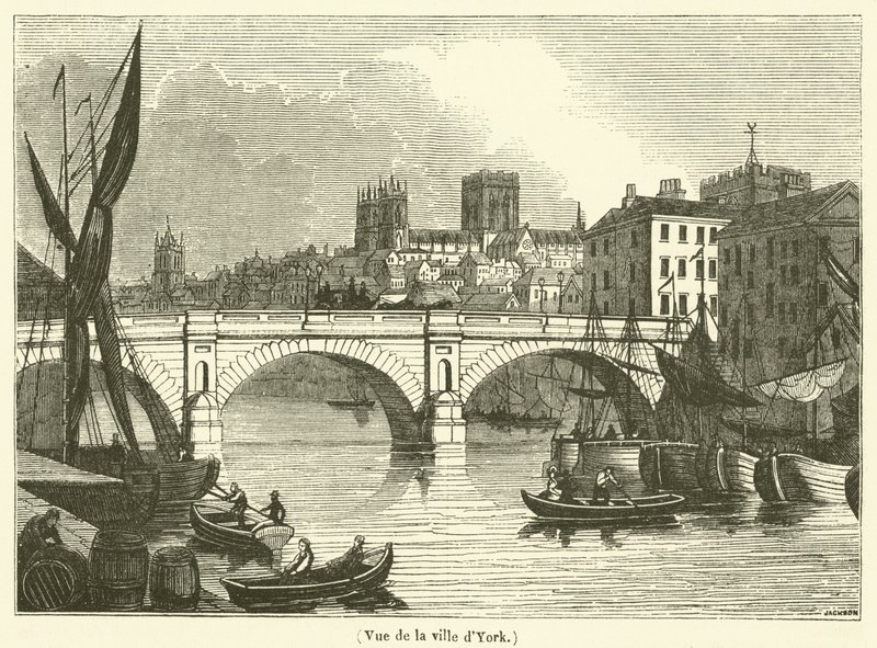 View of the City of York by French School