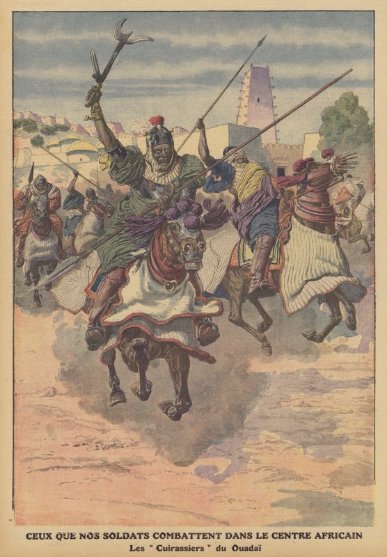 Wadai cavalry in Central Africa by French School