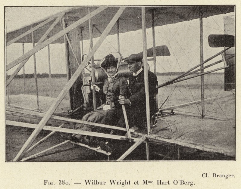 Wilbur Wright and Mrs. Hart O