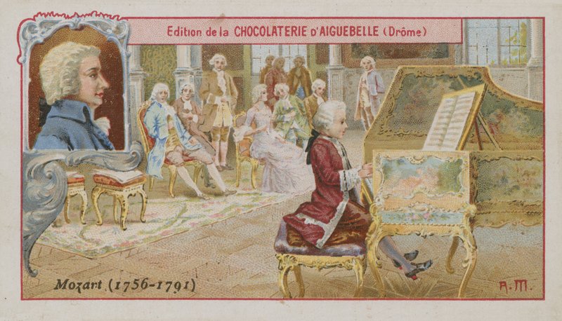 Wolfgang Amadeus Mozart by French School