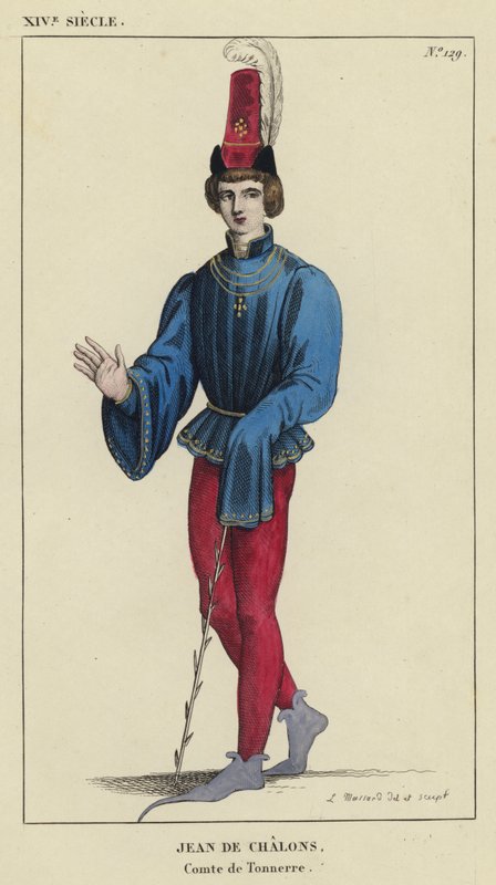 14th Century, Jean de Chalons, Count of Tonnerre by French School