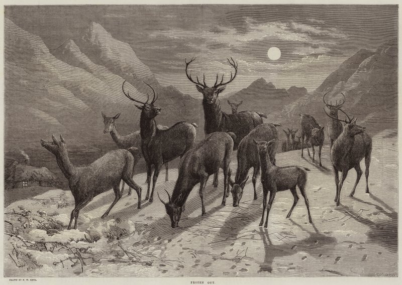 Frozen Out by Friedrich Wilhelm Keyl