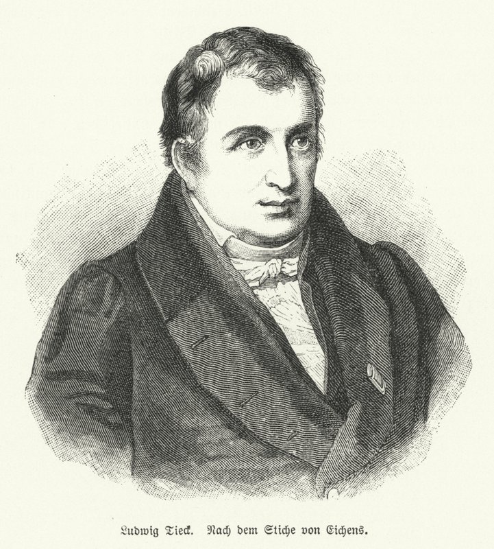Ludwig Tieck, German poet and critic by Friedrich Eduard Eichens