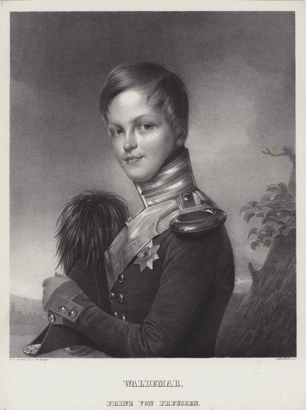 Prince Waldemar of Prussia by Friedrich Jentzen