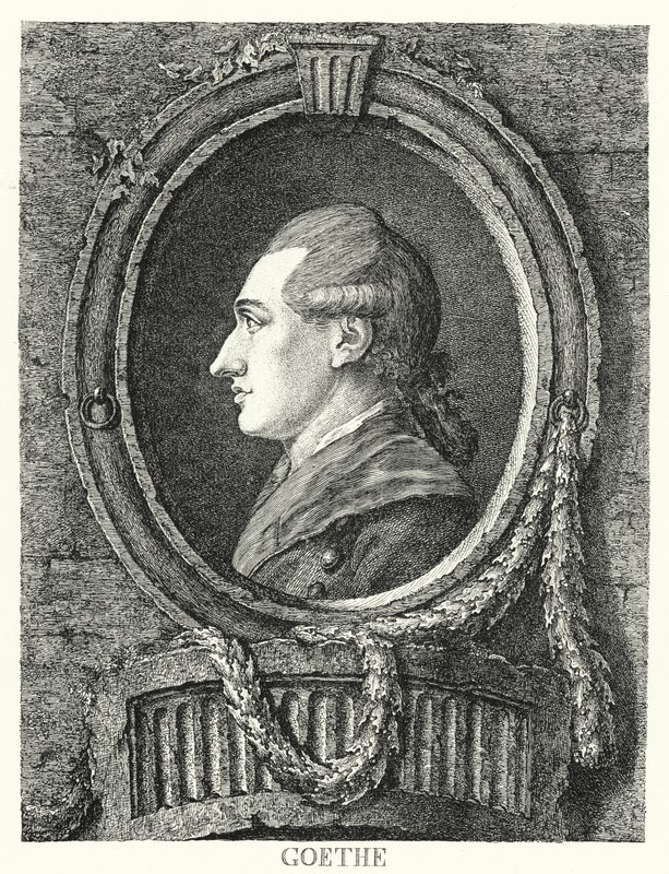 Johann Wolfgang von Goethe, German poet, novelist and playwright by Friedrich Kirschner