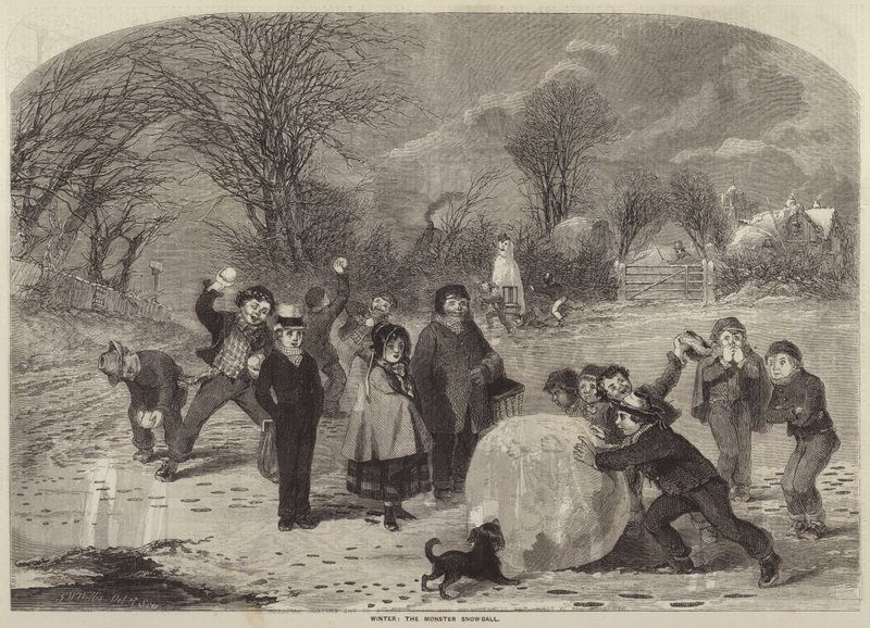 Winter, the Monster Snow-Ball by G. W. Willis