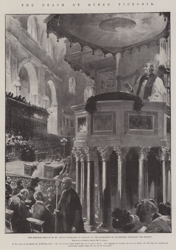 The Death of Queen Victoria by G.S. Amato