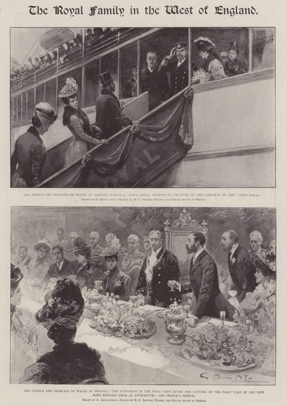 The Royal Family in the West of England by G.S. Amato