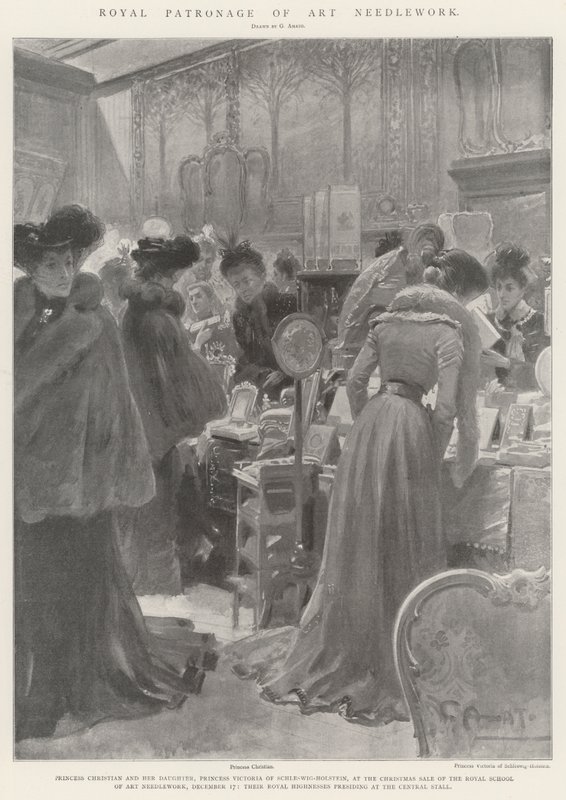 Royal Patronage of Art Needlework by G.S. Amato