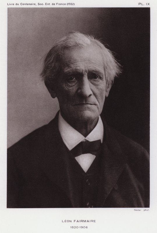 Leon Fairmaire, French entomologist by Gaspard Felix Tournachon Nadar
