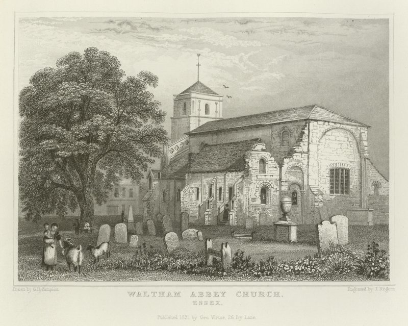 Waltham Abbey Church, Essex by George Bryant Campion