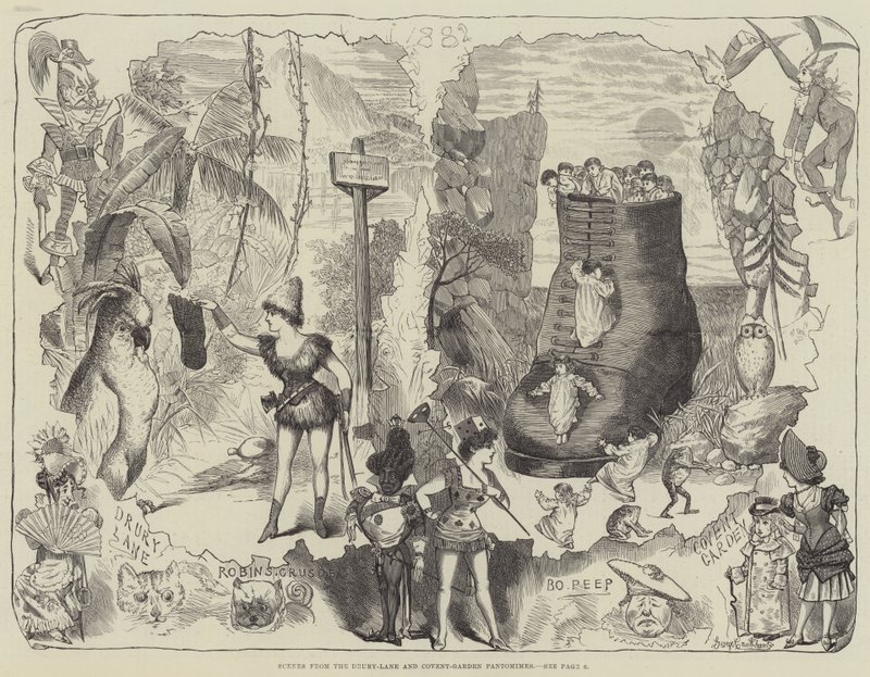 Scenes from the Drury-Lane and Covent-Garden Pantomimes by George Cruikshank