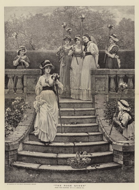The Rose Queen by George Dunlop Leslie