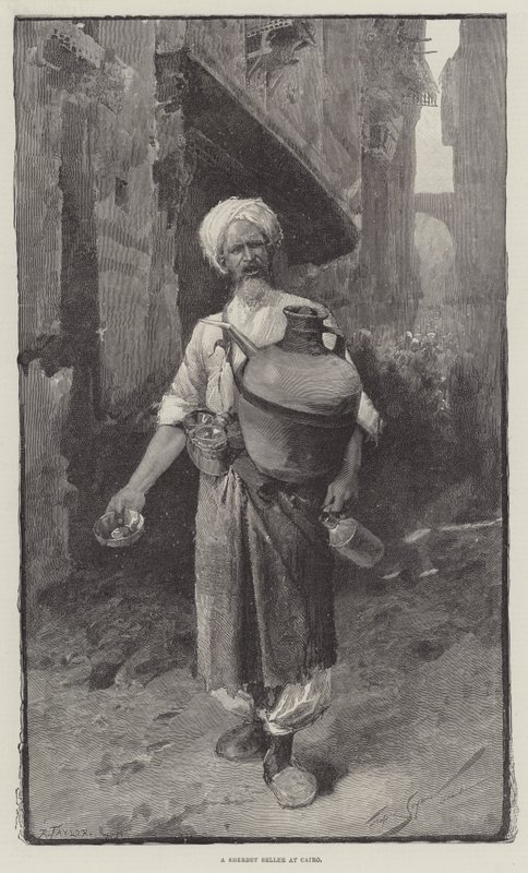 A Sherbet Seller at Cairo by George L. Seymour