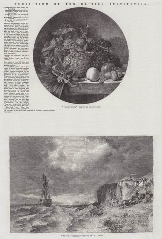 Exhibition of the British Institution by George Lance