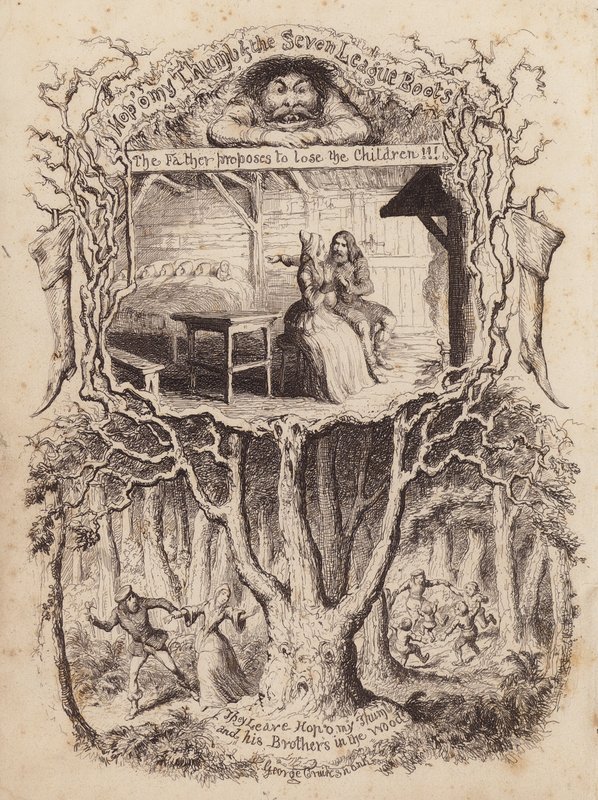 Hop O’ My Thumb by George (after) Cruikshank