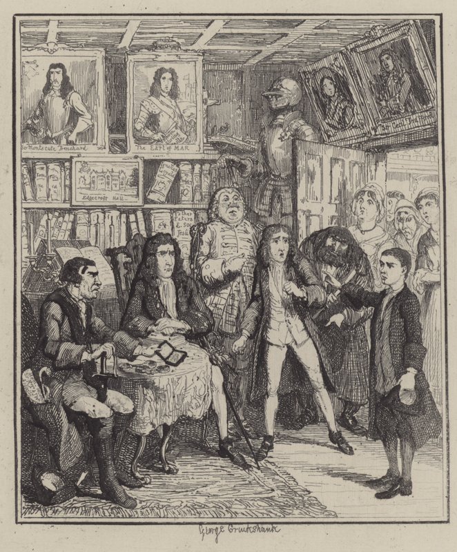 Illustration for Jack Sheppard by George (after) Cruikshank