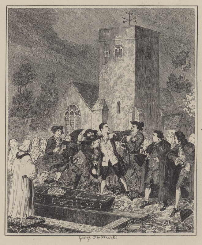 Illustration for Jack Sheppard by George (after) Cruikshank