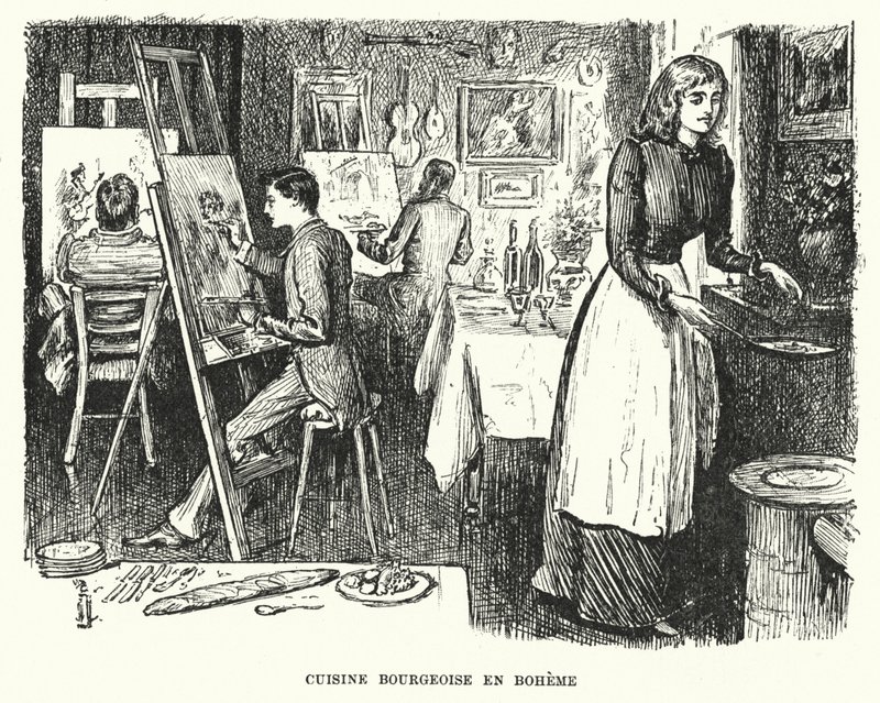 Illustration for Trilby by George du Maurier by George (after) Du Maurier