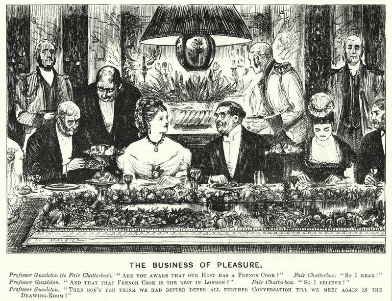 The Business of Pleasure (engraving) by George (after) Du Maurier