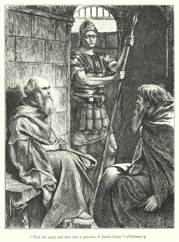 St Paul in Prison by George (after) Du Maurier