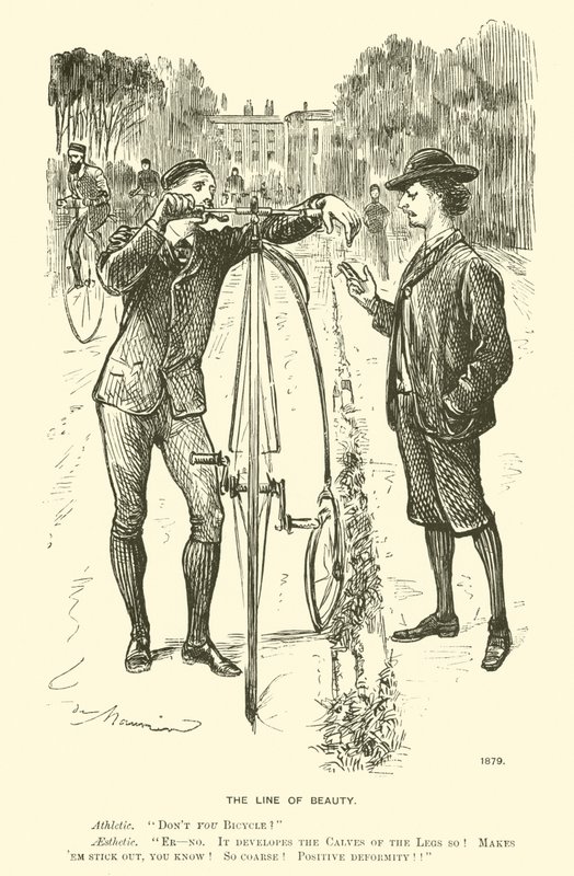 The line of beauty by George (after) Du Maurier