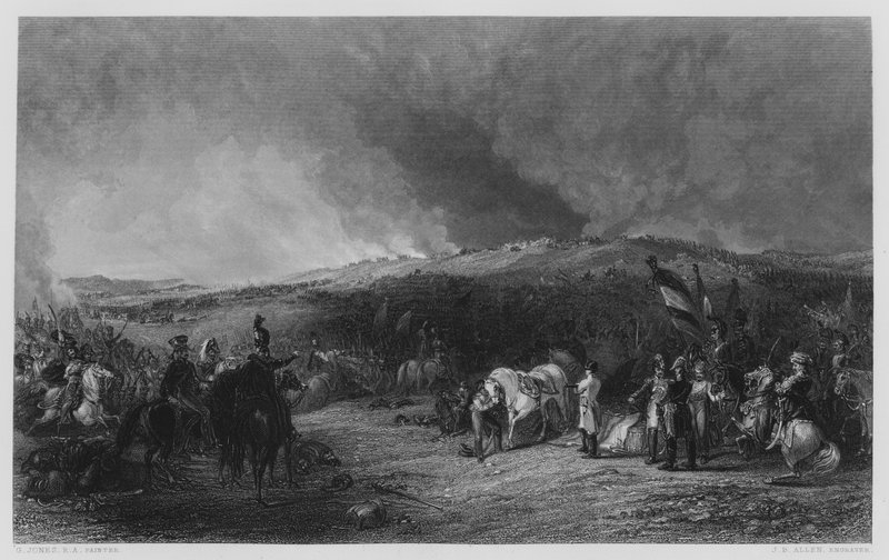The Battle of Borodino, from the picture in the Vernon Gallery by George (after) Jones