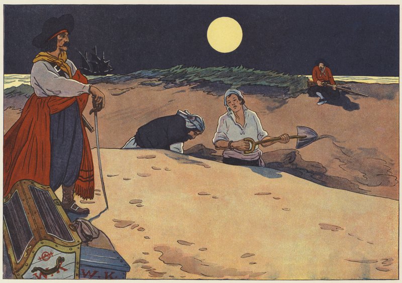 A large hole was soon dug and the treasure carefully laid in by George Alfred Williams