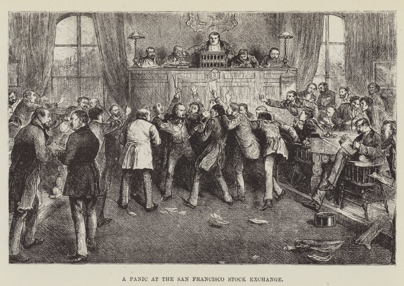A Panic at the San Francisco Stock Exchange by George Augustus Sala