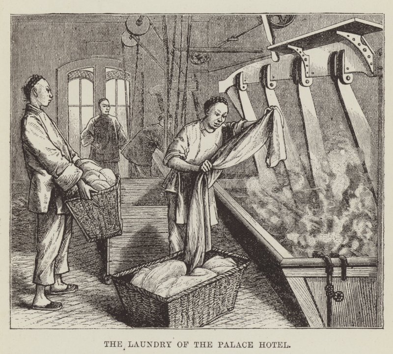 The Laundry of the Palace Hotel by George Augustus Sala