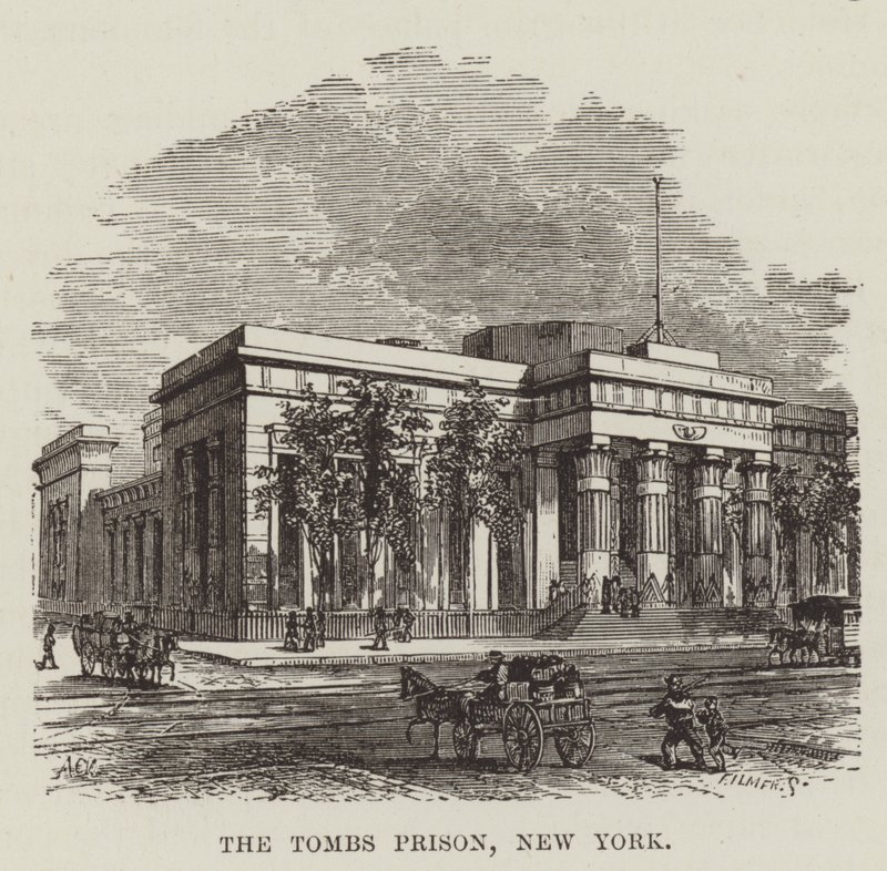 The Tombs Prison, New York by George Augustus Sala