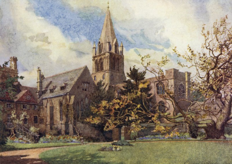Oxford: Christ Church from One of the Canon