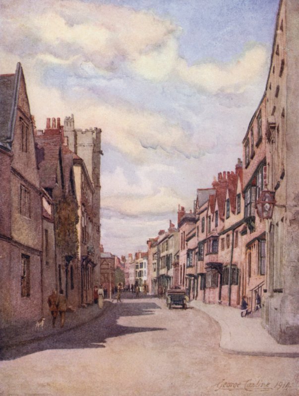 Oxford: Holywell Street by George Carline