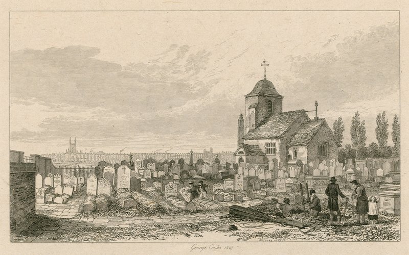 Old St Pancras Church, London by George Cooke