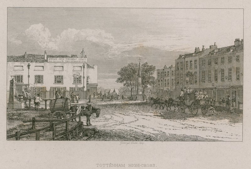 Tottenham High Cross, London by George Cooke