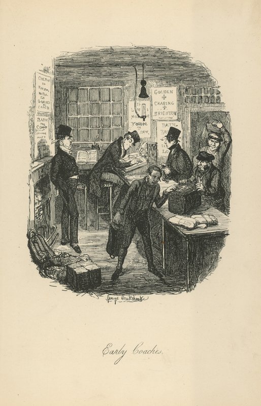 Early Coaches by George Cruikshank