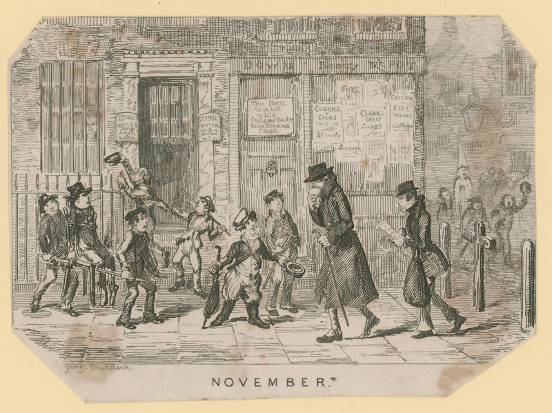 Guy Fawkes Night by George Cruikshank