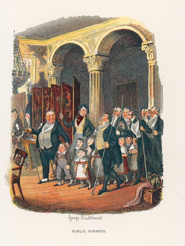 Illustration for Sketches by Boz by George Cruikshank