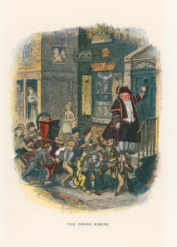 Illustration for Sketches by Boz by George Cruikshank