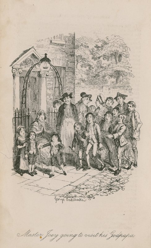 Master Joey going to visit his Godpapa by George Cruikshank