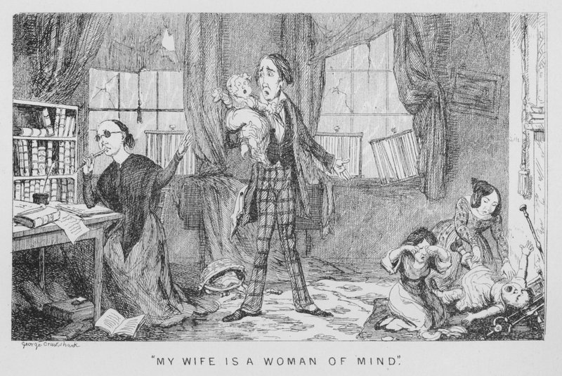 My Wife Is A Woman Of Mind? by George Cruikshank