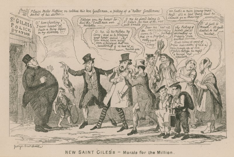 New Saint Giles by George Cruikshank