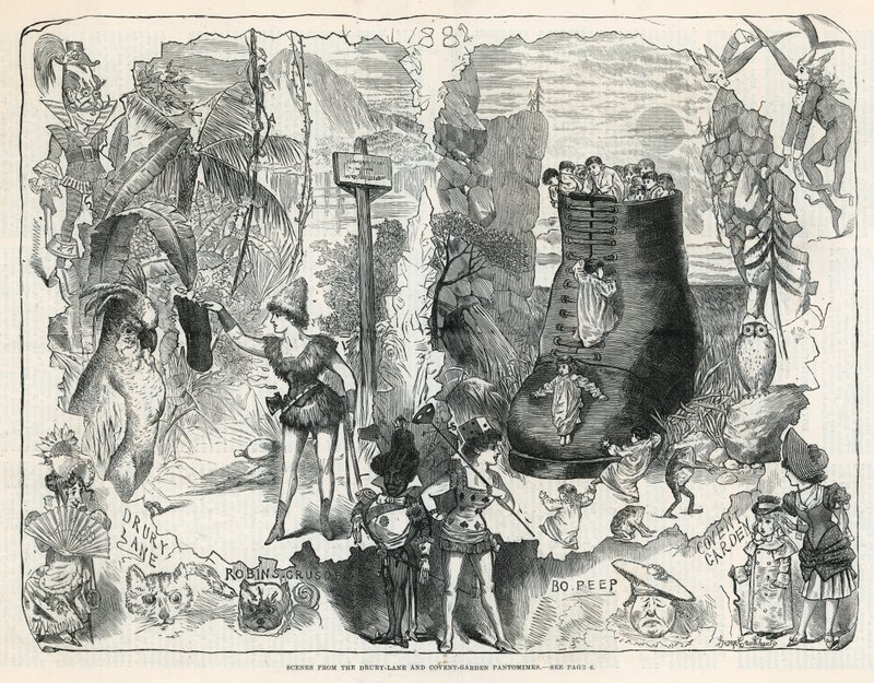 Scenes from the Drury Lane and Covent Garden Pantomimes by George Cruikshank