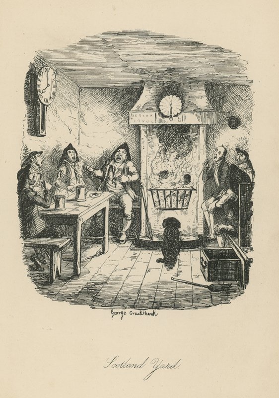 Scotland Yard by George Cruikshank by George Cruikshank