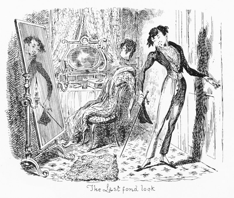 The Last Fond Look by George Cruikshank