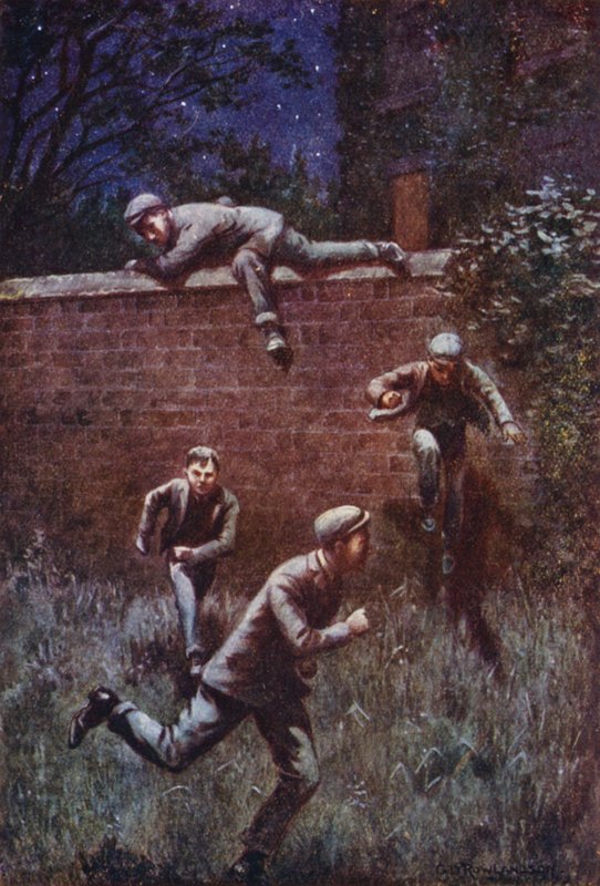 Run for Your Lives, Said Eric by George Derville (after) Rowlandson