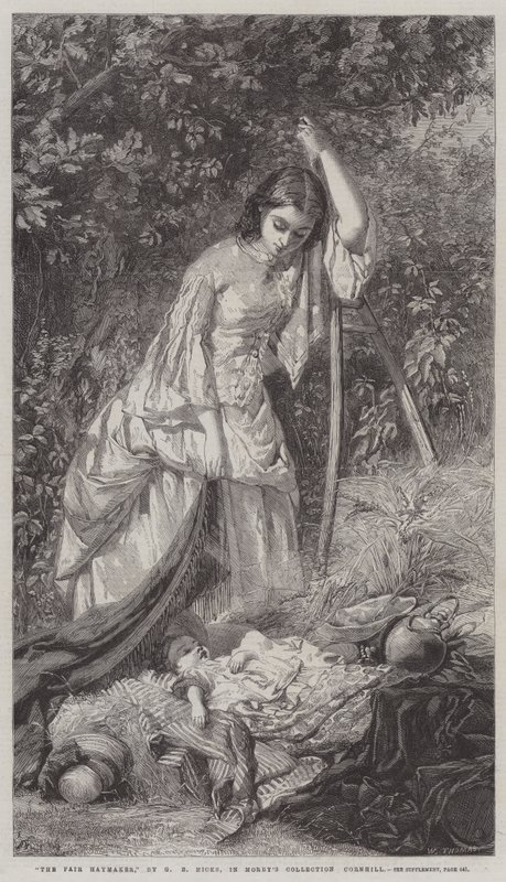 The Fair Haymaker by George Elgar Hicks